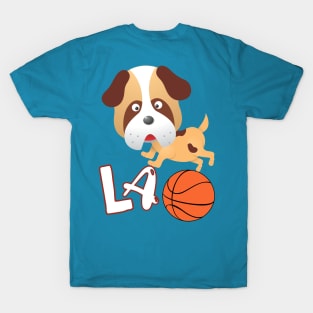 Los Angeles Dogz Basketball Sqauad Warmup Jersey (Style 1) T-Shirt